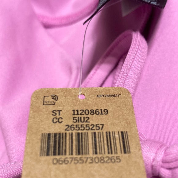 NWT Pink Adjustable Waist Ruched V Leggings - Pink Blossom - Picture 10 of 10